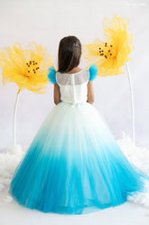 Blue Ombre lehenga set